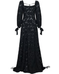 Stevie Black Floral Devoré Maxi Dress