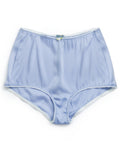 Sheena Cornflower Blue High Waist Silk Satin Knickers