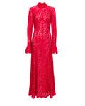 Nico Red Lace Panelled Dress