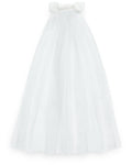 Priscilla Ivory Velvet Bow Veil