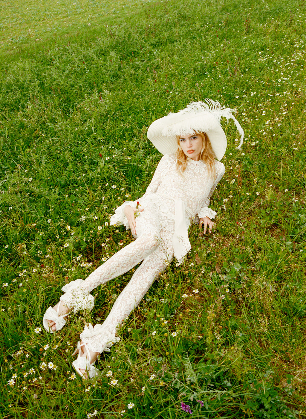 Veruschka Ivory Lace Jumpsuit