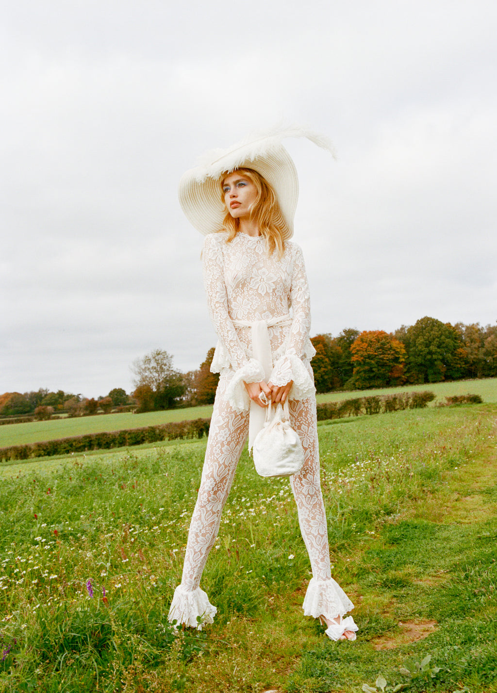 Veruschka Ivory Lace Jumpsuit