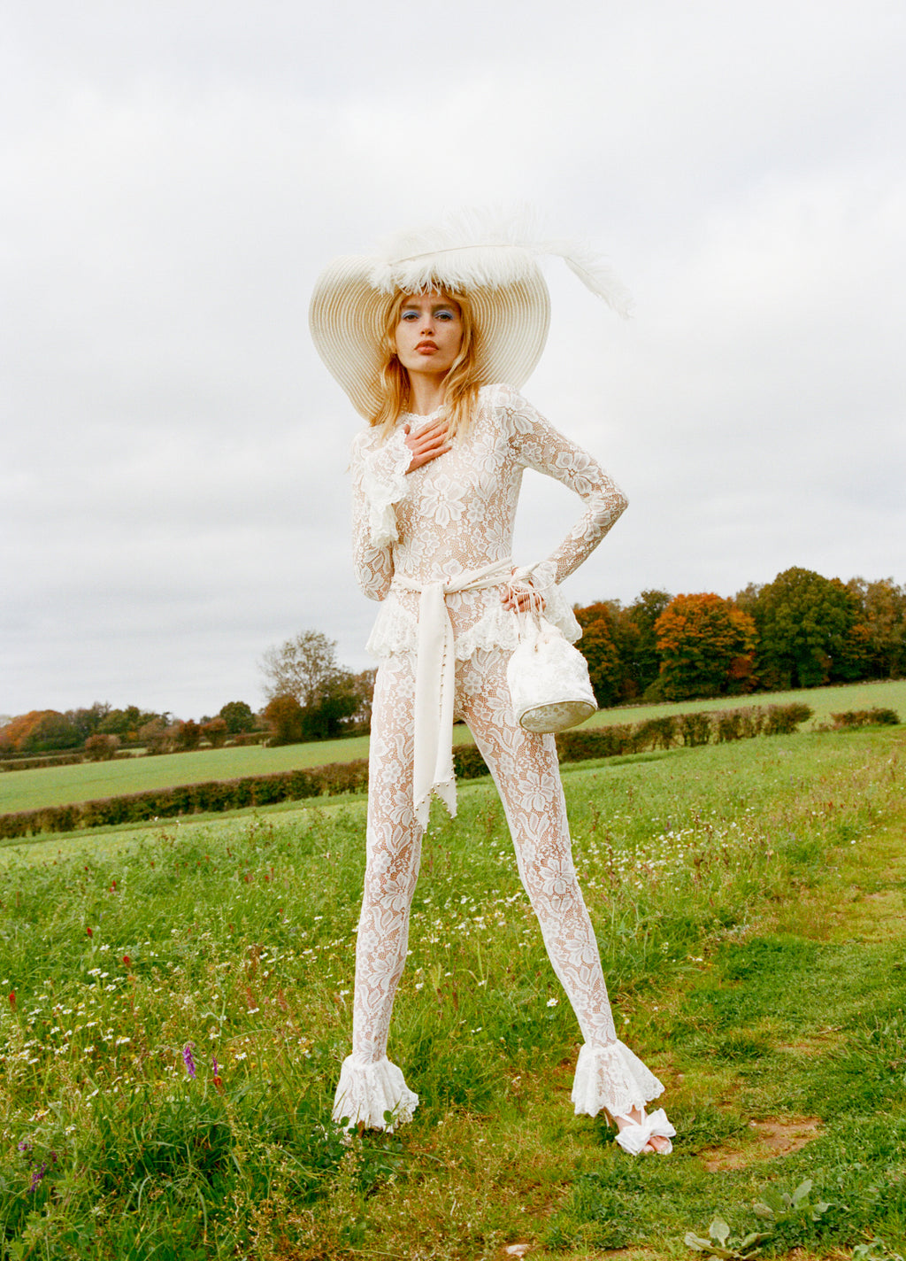 Veruschka Ivory Lace Jumpsuit