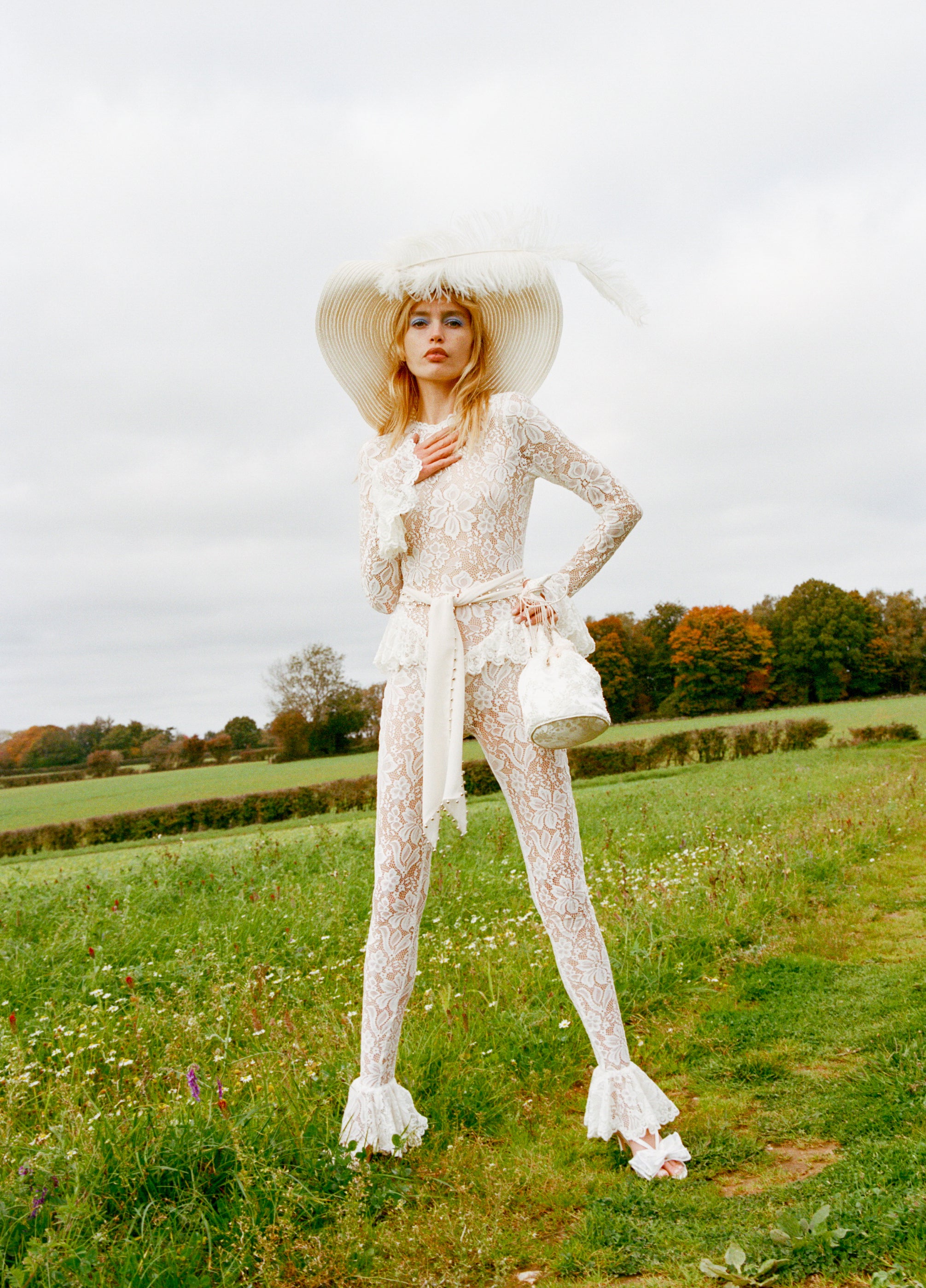 Veruschka Ivory Lace Jumpsuit